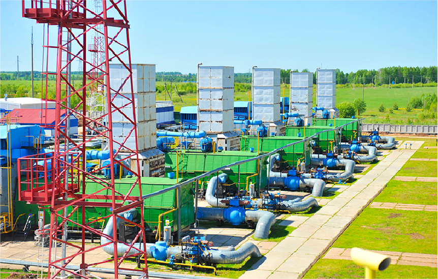 Gas Compression Faclities in Aramco Temparature Control Panel